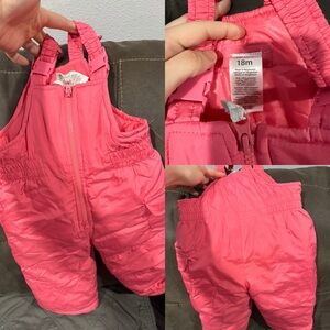 Carter's Bright Pink Kids Overalls